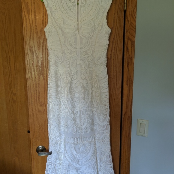 JS Collections ivory soutache dress midi - Picture 5 of 6